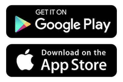 Get it on google play, download on the app store