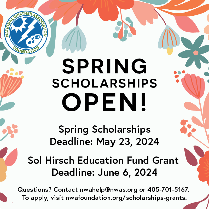 Spring Scholarships Deadline: May 23. Sol Hirsch Deadline: June 6, 2024.