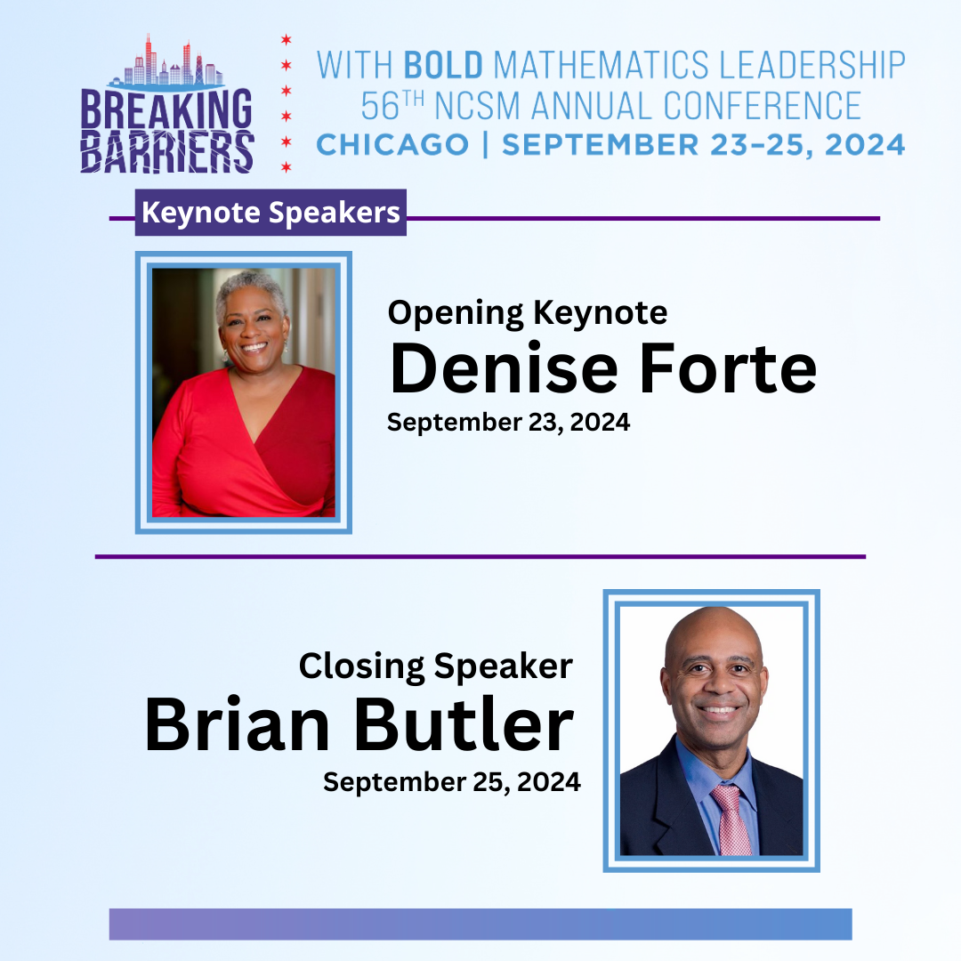 NCSM keynotes featuring Denise Forte and Brian Butler