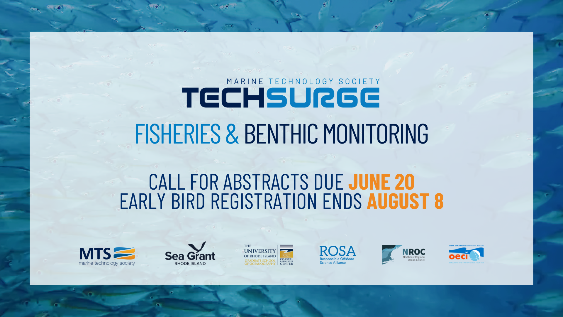 Flyer fisheries and benthic monitoring techsurge