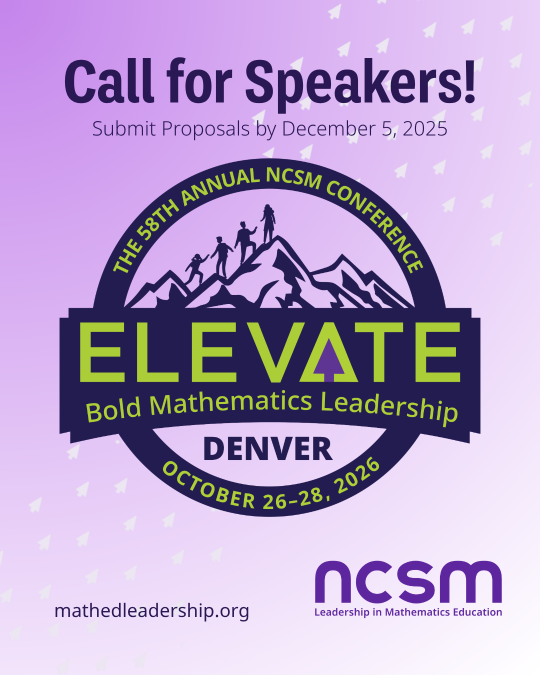 Denver call for speakers