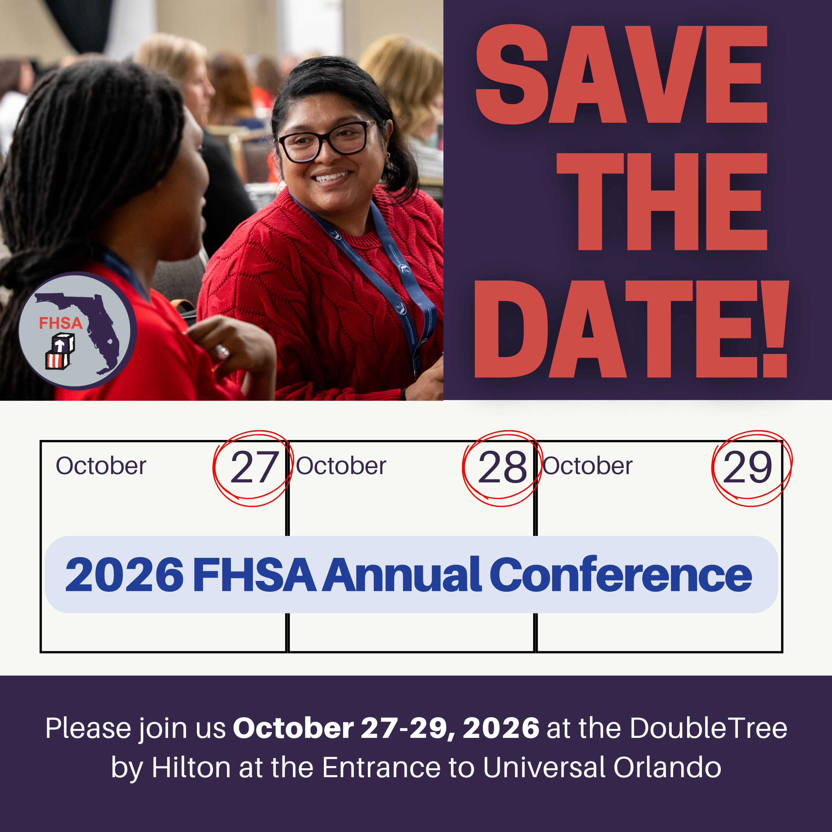 FHSA 2026 Annual Conference Save The Date Image