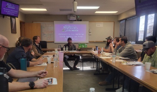 Agency staff and contractors at a CAPA Local Agency Asphalt Forum
